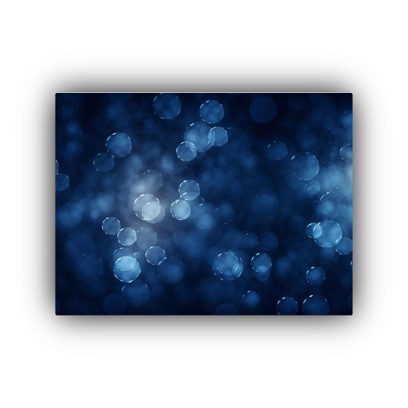 GENERICO - Fondo Abstracto Azul Oscuro Con Desenfoque De Bokeh Para Dec 120x80cm