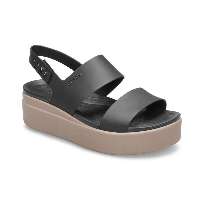 CROCS - Sandalias Mujer Crocs Cs Brooklyn Low Wedge W Black