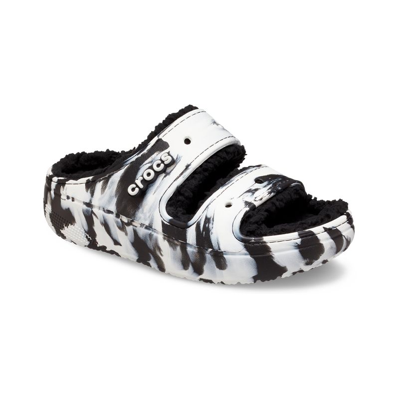 CROCS - Zueco Crocs Classic Marbled Unisex Blanco/Negro