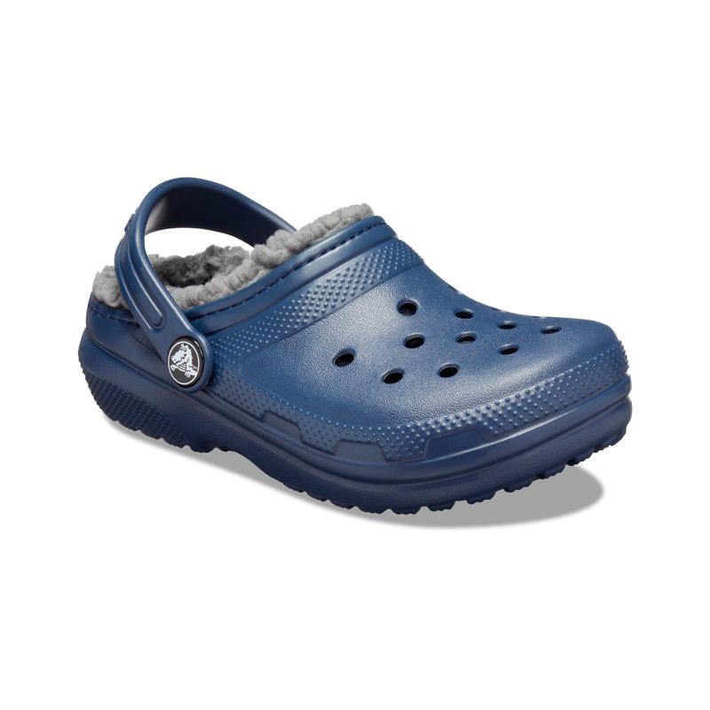 CROCS - Zueco Crocs Classic Lined Niño Navy/Charco