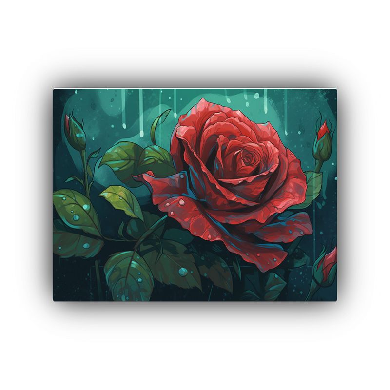 GENERICO - Cuadro De Diseño Profundidad 2d Rosa 120x80cm