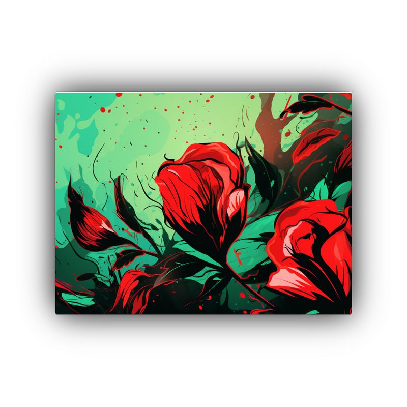 GENERICO - Pinturas Decorativas En Estilo Neonoir Con Impactantes Color 120x80cm