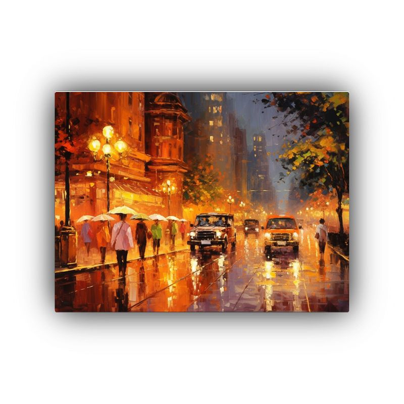 GENERICO - Cuadro En Bastidor Impreso Urban Melodies Una Pintura Cautiv 120x80cm