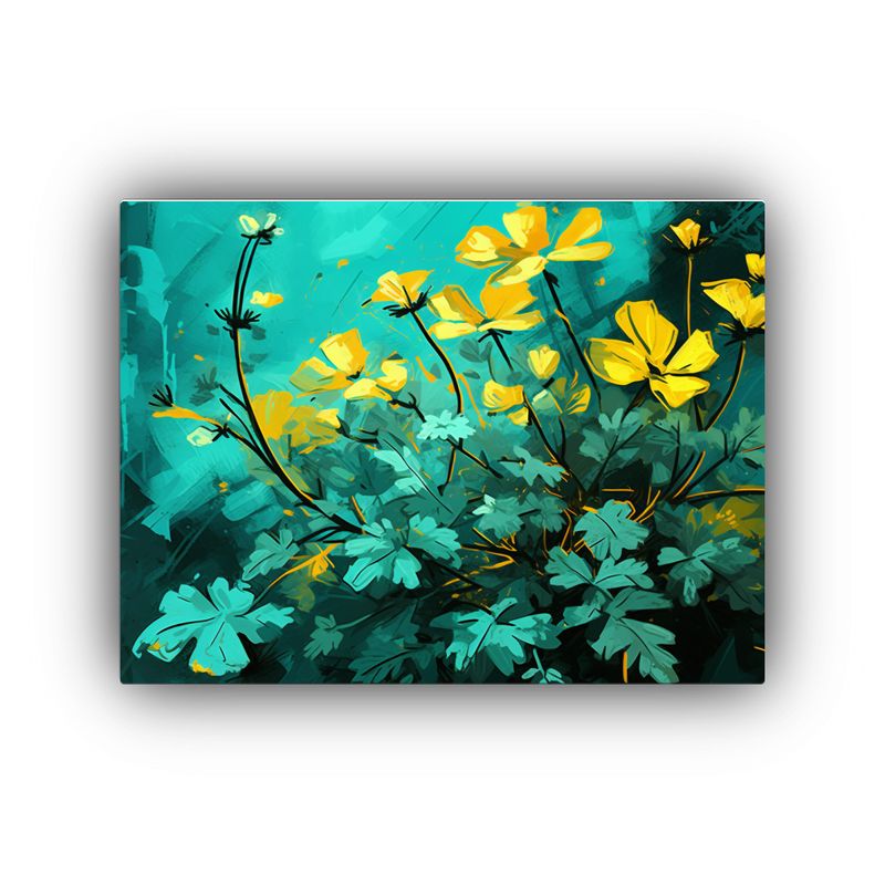 GENERICO - Cuadros Decorativos Tonos Alegres Para Cocina En Amarillo Y  120x80cm