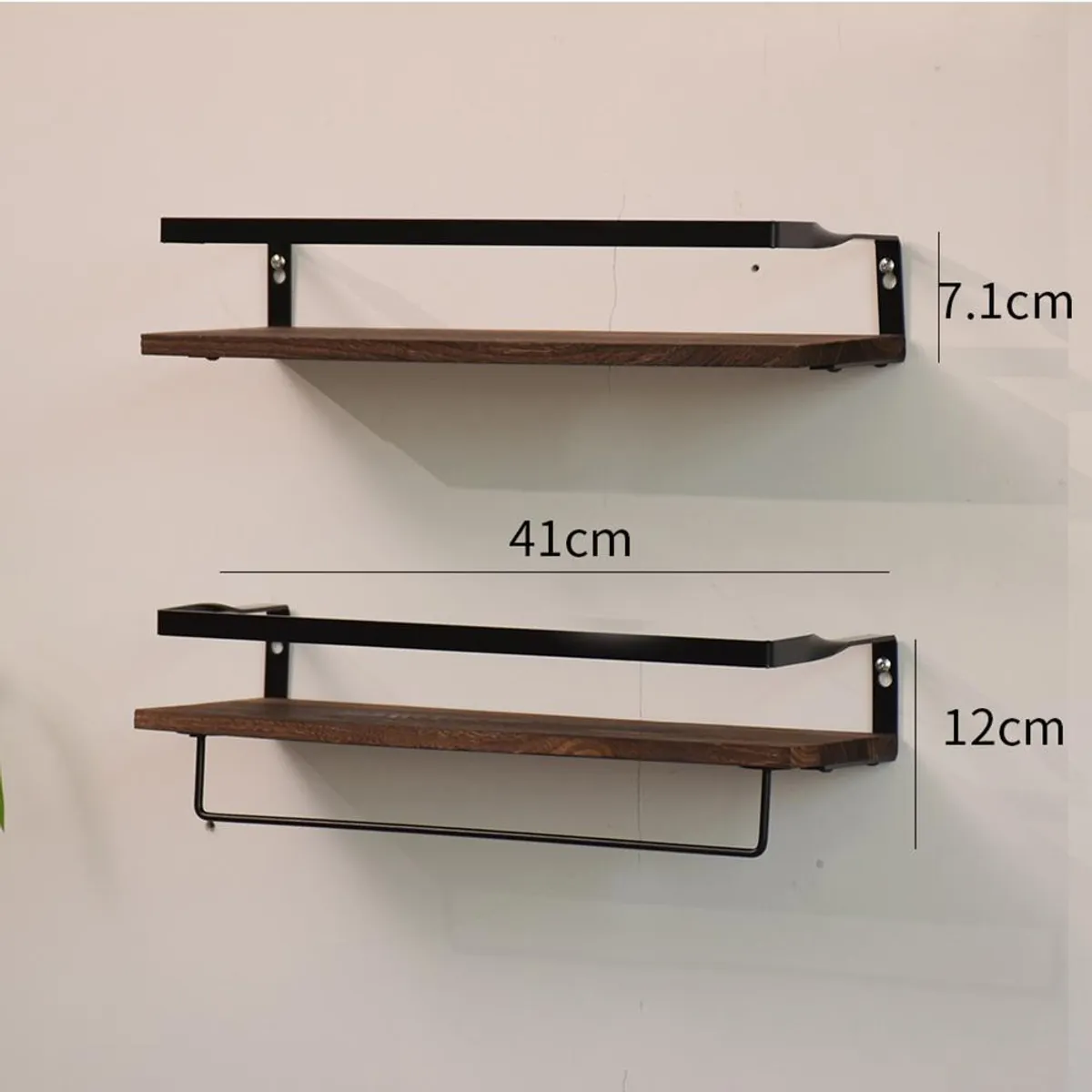 DETODOYMAS - Repisas Flotantes De Madera Modernas Kit X2 Colores DETODOYMAS