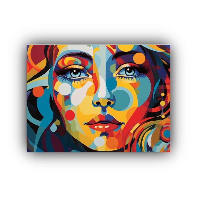 GENERICO - Pinturas Decorativas Neocromáticas Inspiradoras Con Protago 120x80cm