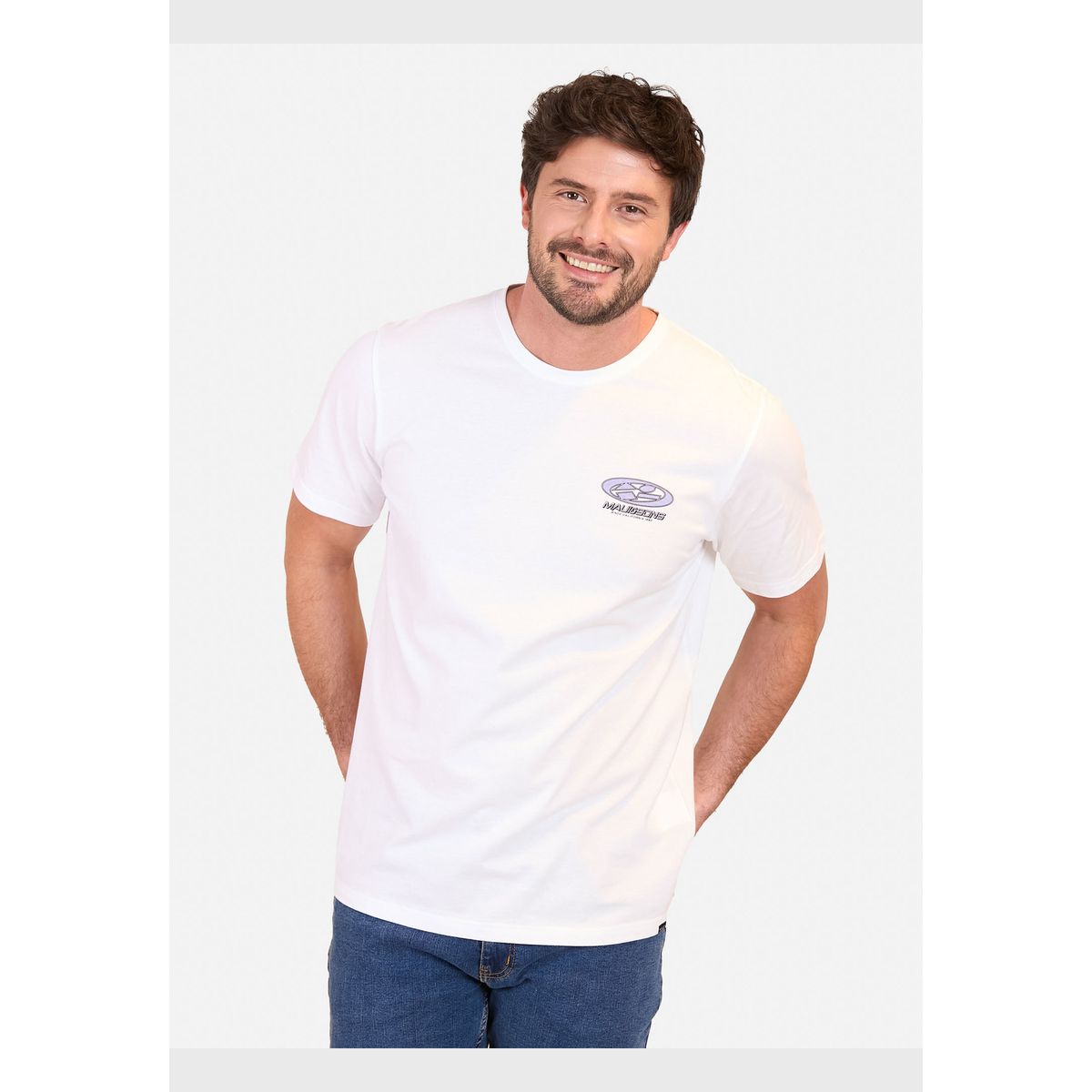 MAUI AND SONS - Polera MC Since California Blanco Hombre Maui And Sons