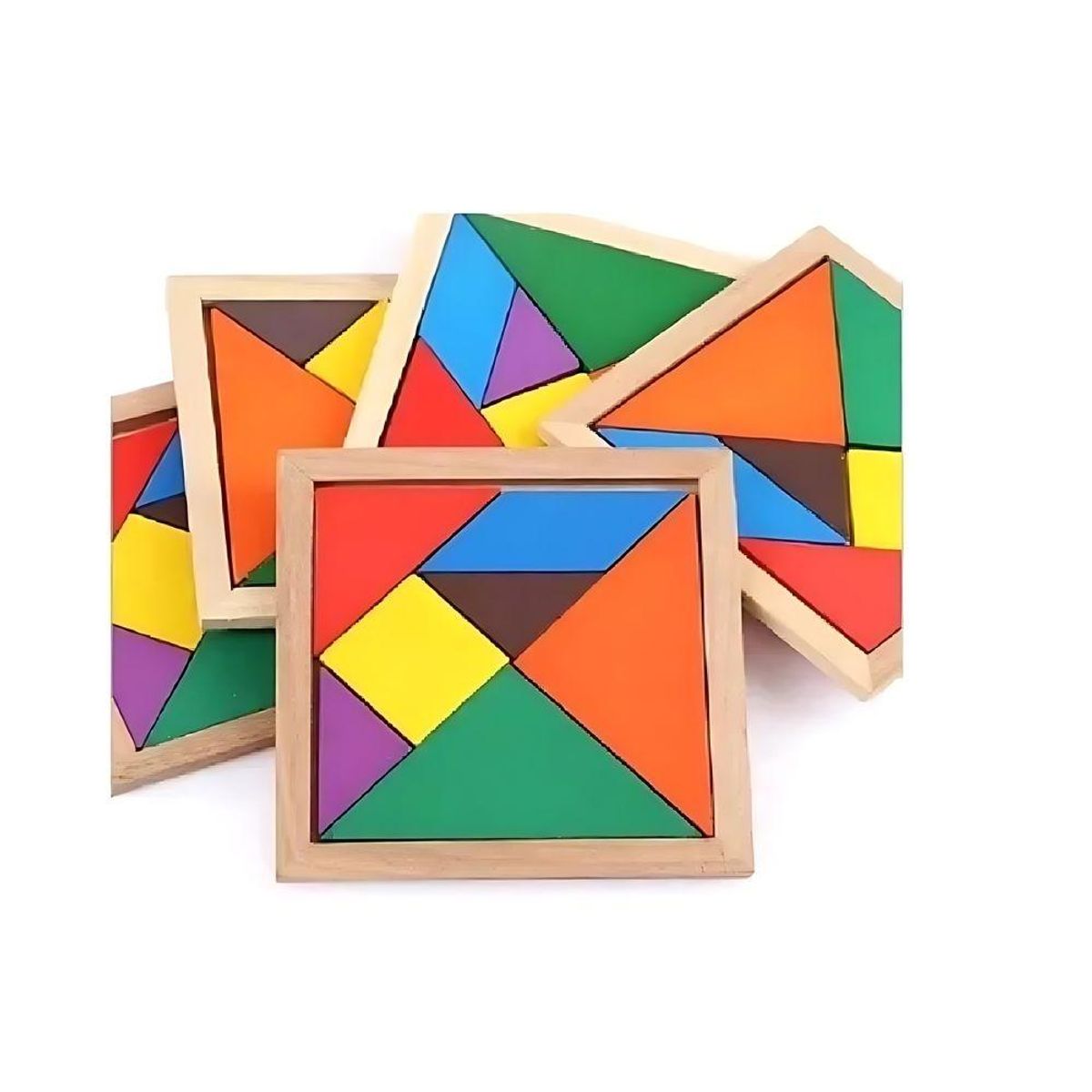 TOLIPA - TANGRAM DE MADERA CON 7 PIEZAS 2020 CM