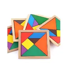 TOLIPA - TANGRAM DE MADERA CON 7 PIEZAS 2020 CM