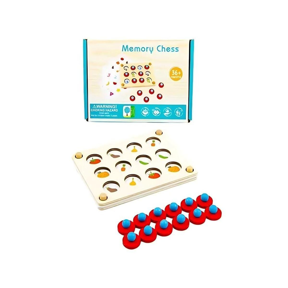 ARTIDIX - Juego de Memorice Madera Tarjetas Intercambiables