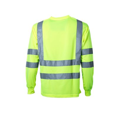 Imagen 2 del producto Polera Alta Visibilidad Ml Cuello Polo Amarillo