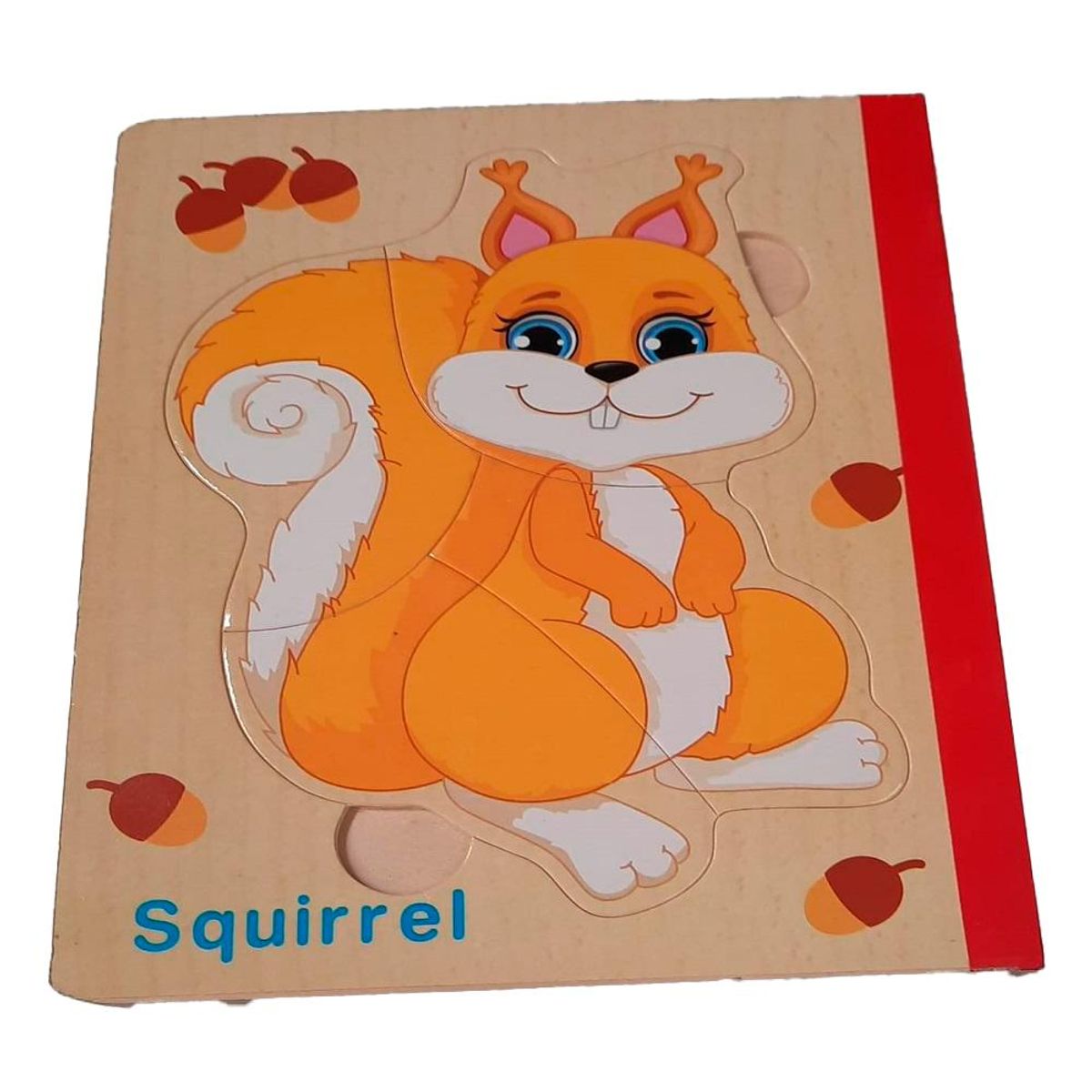TOLIPA - Libro de madera formato Puzzle de animales PB-C3