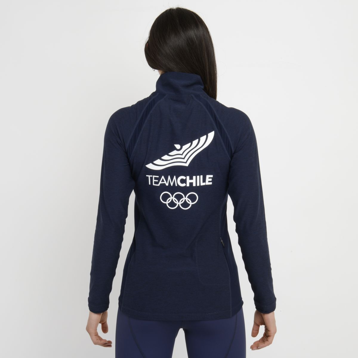 NEW BALANCE - Polerón Quarter Mujer New Balance Team Chile