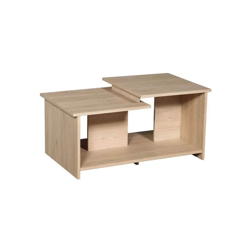 IMPORTCLICK - Mesa Centro Melamina Café Claro 41x89x53 CM - Café Claro
