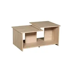 IMPORTCLICK - Mesa Centro Melamina Café Claro 41x89x53 CM - Café Claro