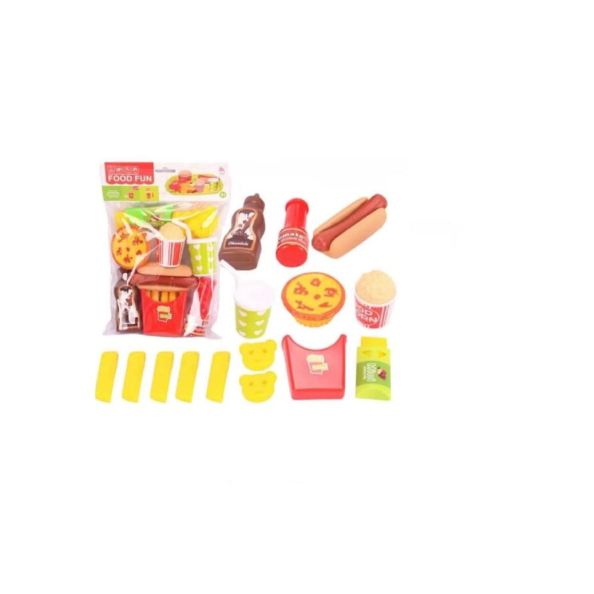 TOLIPA - Mini Set de juego de comida rápida para niños PB-C2
