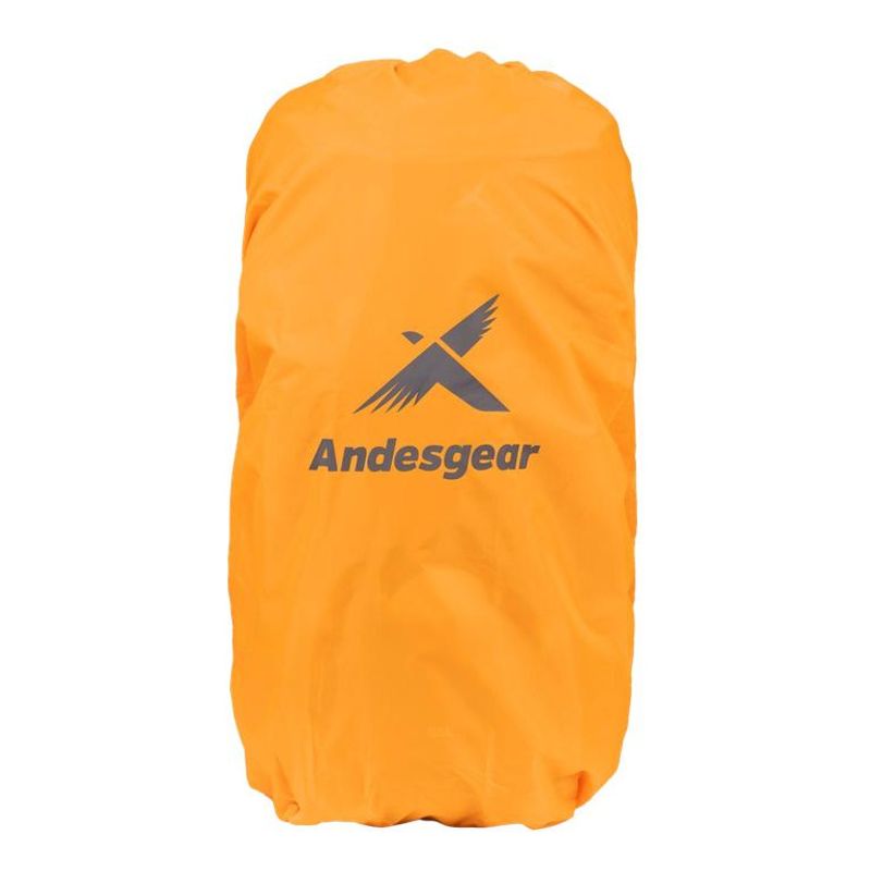 ANDESGEAR - Cubre Mochila 60-80L Naranja ANDESGEAR