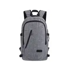 IMPORTCLICK - Mochila Antirrobo 30 Litros Cable USB Gris