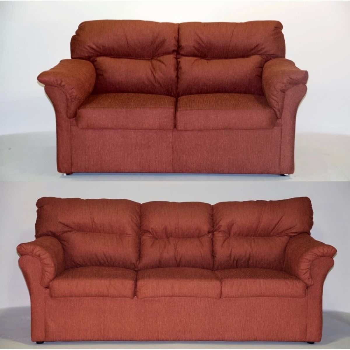 CABSUR - Juego Living Sorrento 3-2C Terracota