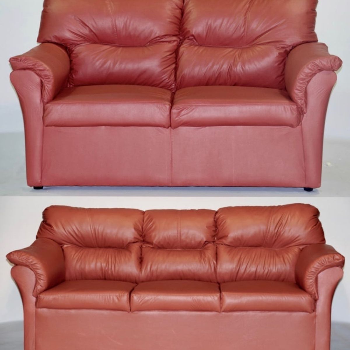 CABSUR - Juego Living Sorrento 3-2C Rojo