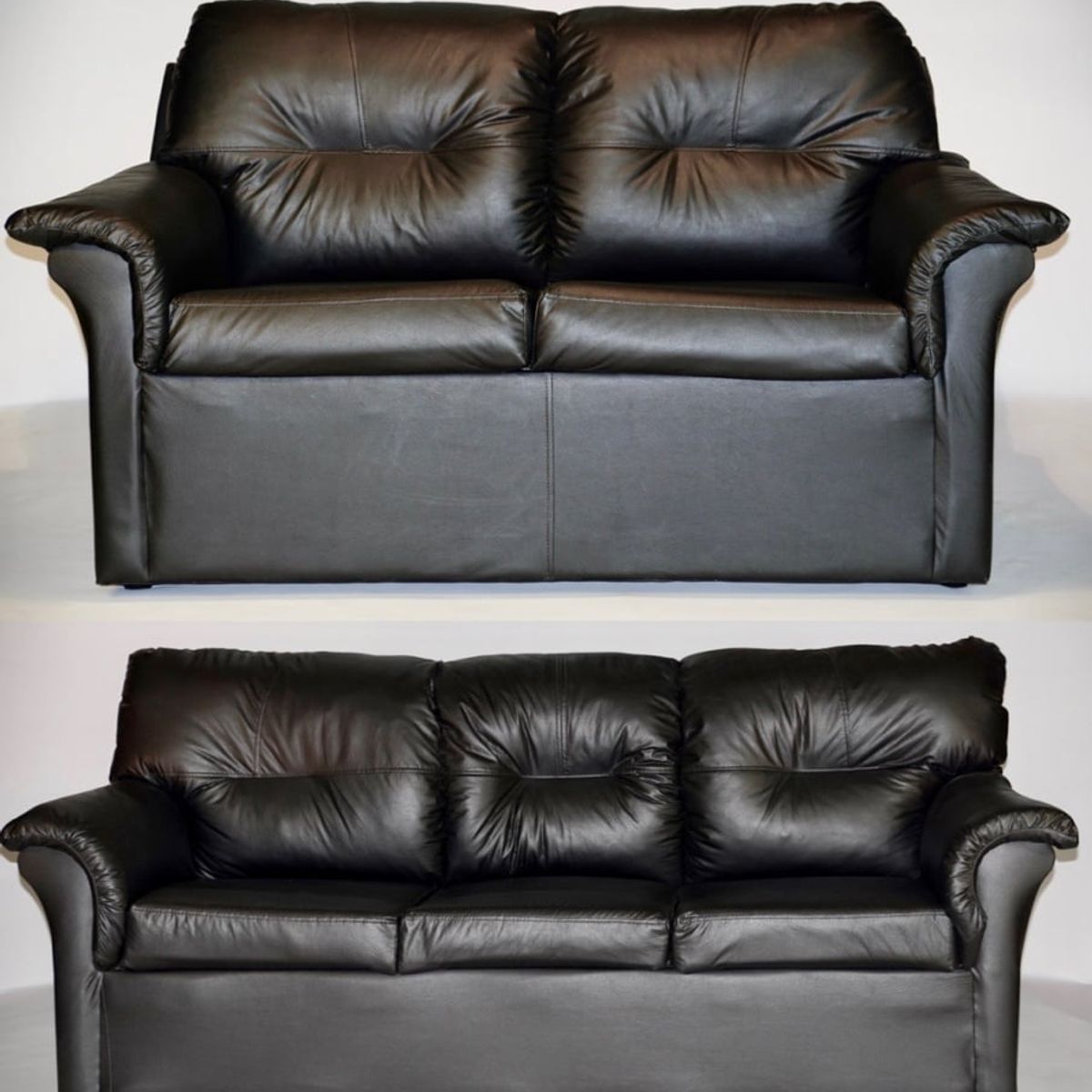 CABSUR - Juego Living Sorrento 3-2C Negro