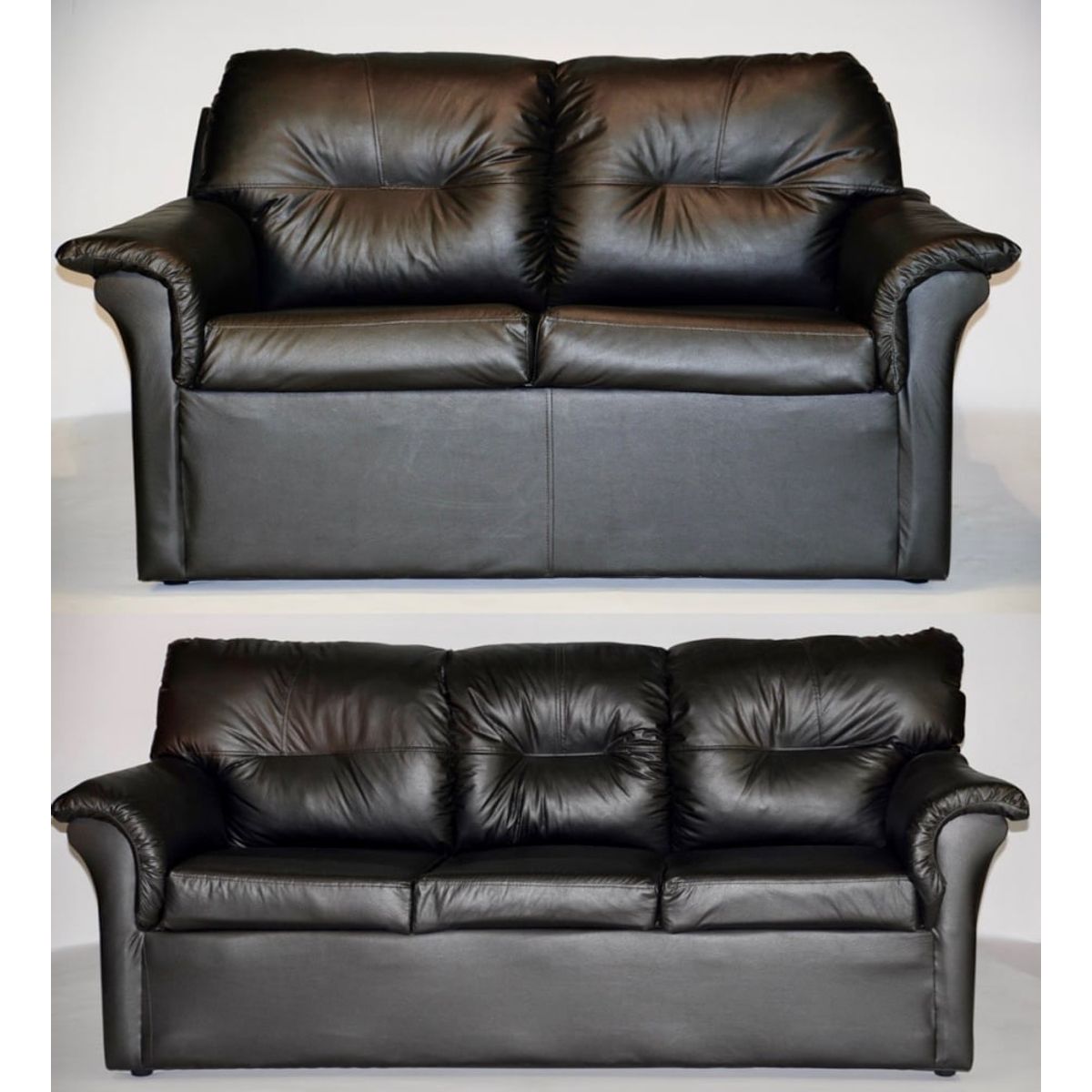 CABSUR - Juego Living Sorrento 3-2C Negro