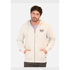 MAUI AND SONS - Poleron Skull With Flowers Hoodies Beige Hombre