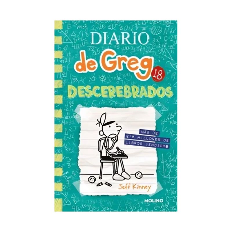 TOP10BOOKS - LIBRO DIARIO DE GREG 18 - DESCEREBRADOS / JEFF KINNEY / MOLINO