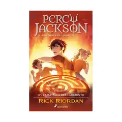 TOP10BOOKS - LIBRO LA BATALLA DEL LABERINTO - PERCY JACKSON Y LOS DIOSES DEL OLIMPO 4 / RICK