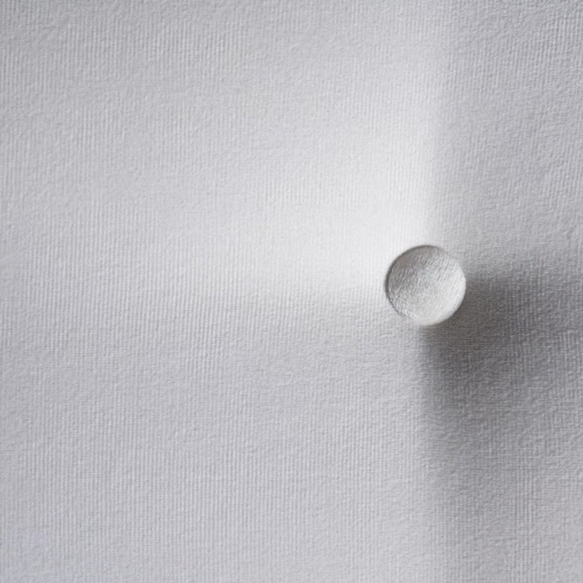 GENERICO - Respaldo Botoné AL PISO  FELPA Blanco crudo king