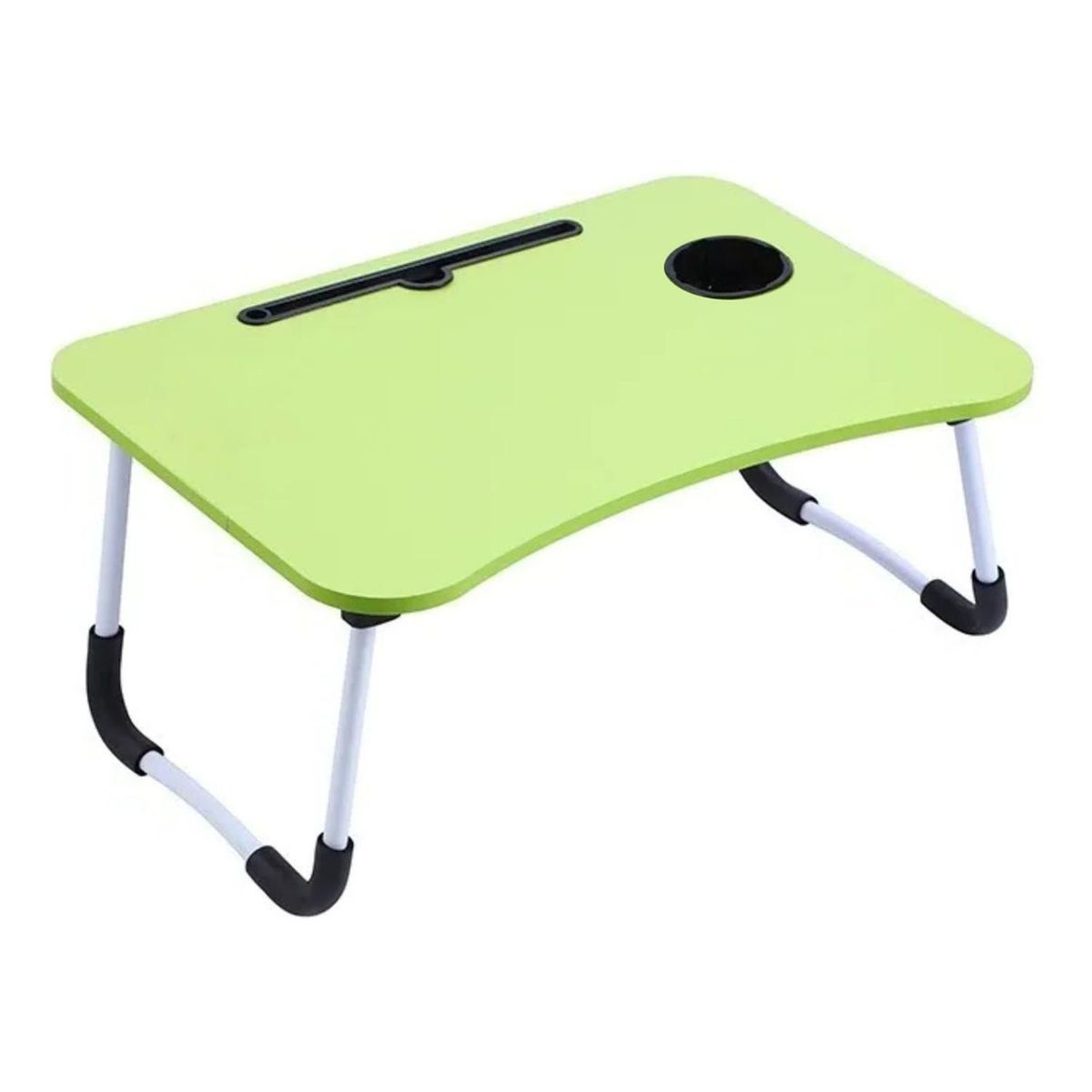 IMPORTCLICK - Bandeja Mesa Madera Para Notebook Con Posa Vaso Verde