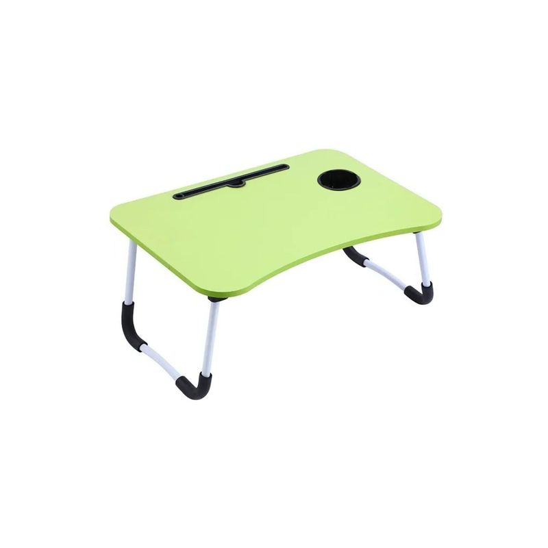 IMPORTCLICK - Bandeja Mesa Madera Para Notebook Con Posa Vaso Verde
