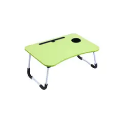 IMPORTCLICK - Bandeja Mesa Madera Para Notebook Con Posa Vaso Verde