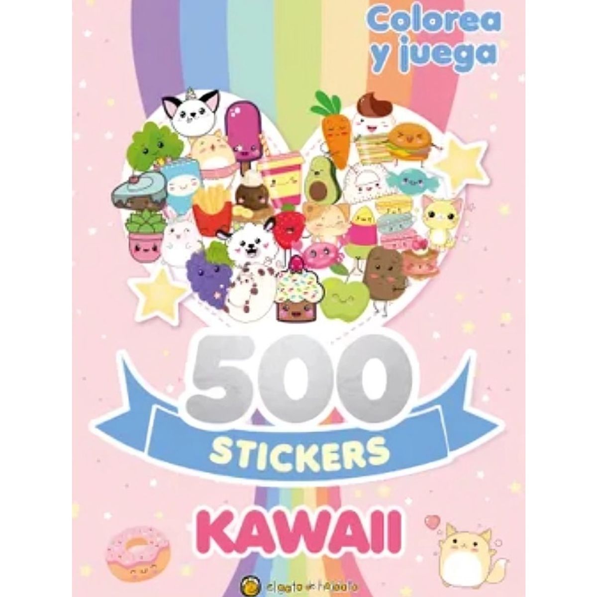 TOP10BOOKS - LIBRO 500 Stickers Kawaii - 500 Stickers Kawaii