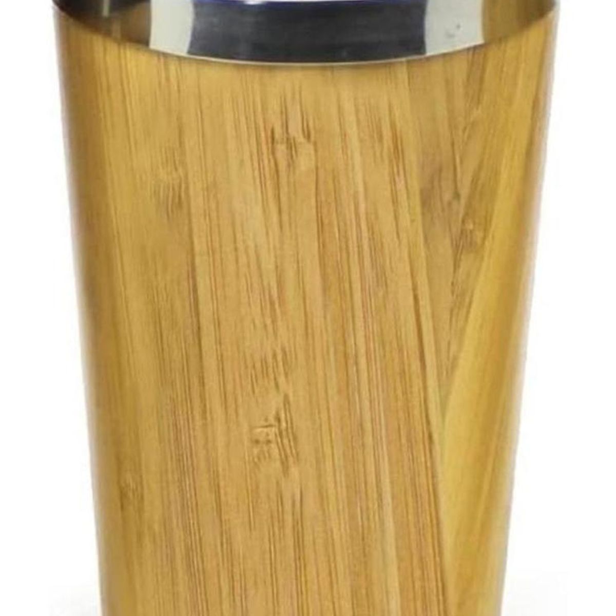 IMPORTCLICK - Mug Termo Bambú Acero Inoxidable 420 ML