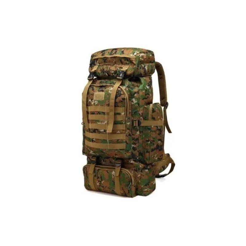 IMPORTCLICK - Mochila Táctica Camping Trekking Senderismo 80 L Jungla - Verde