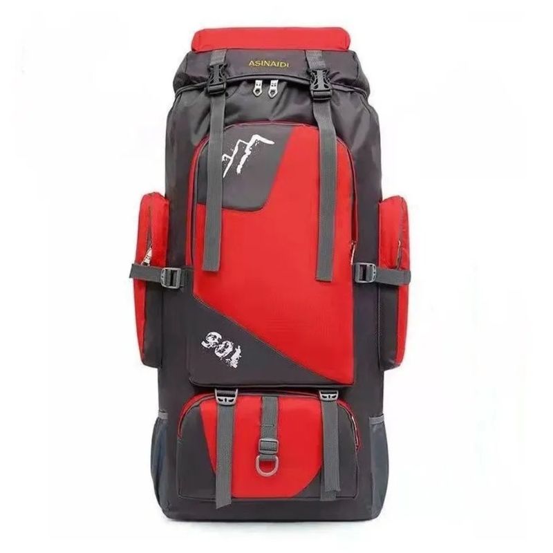 IMPORTCLICK - Mochila Camping Outdoor 90 L Rojo