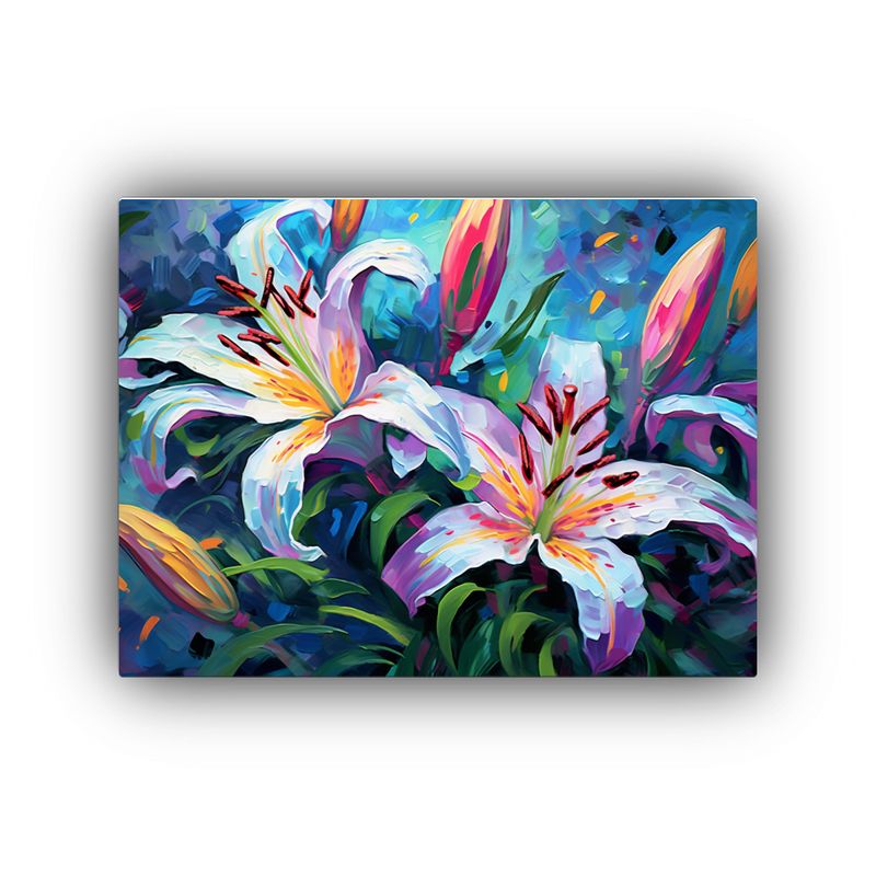 GENERICO - Pintura Decorativa Arte Forma Escenario Estilo Lily Pulitzer 120x80cm