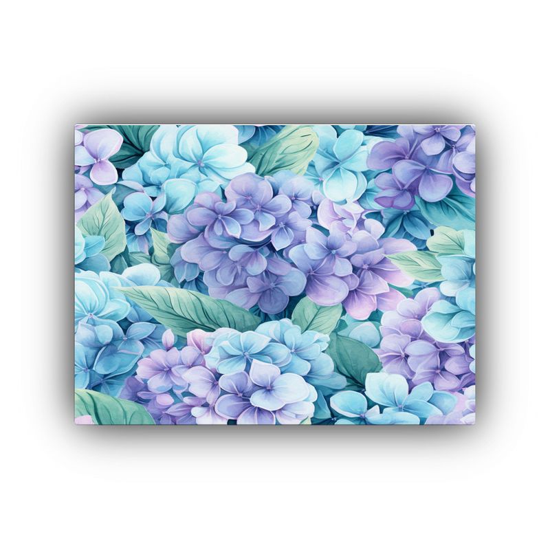 GENERICO - Pinturas Decorativas Para Cocina Con Fondo De Hortensias 120x80cm