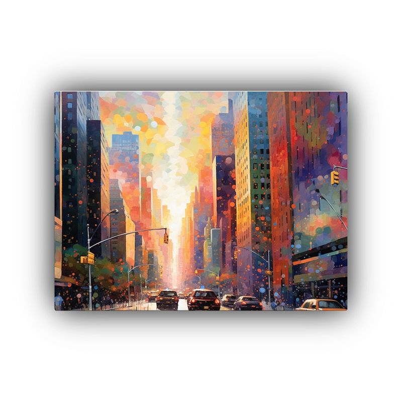 GENERICO - Pinturas Decorativas Surrealistas En La Ciudad De Nueva York 120x80cm