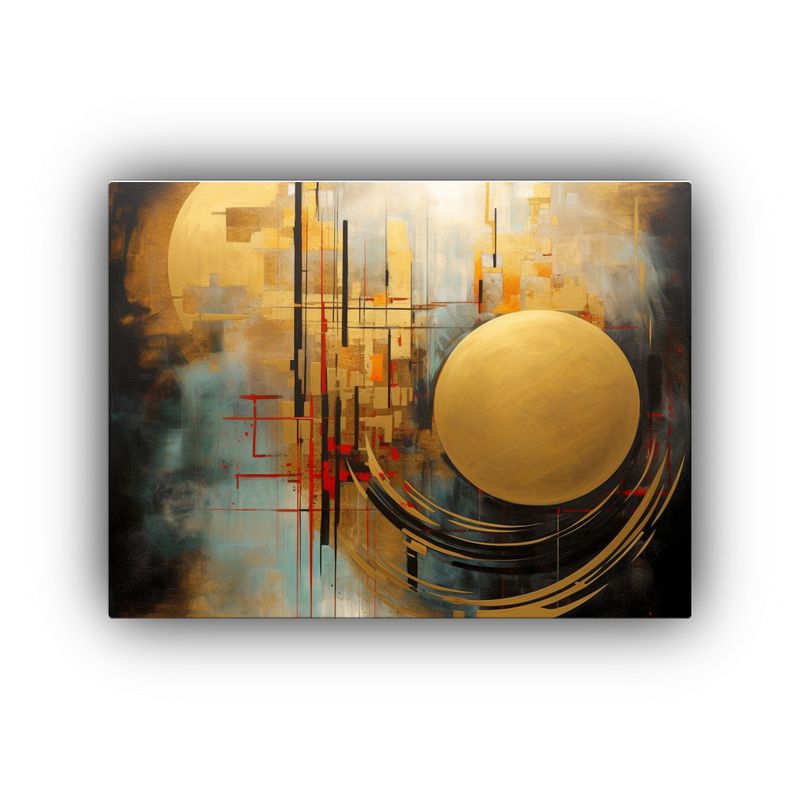 GENERICO - Pintura Abstracta Contemporánea En óleo Estereográfico En 120x80cm
