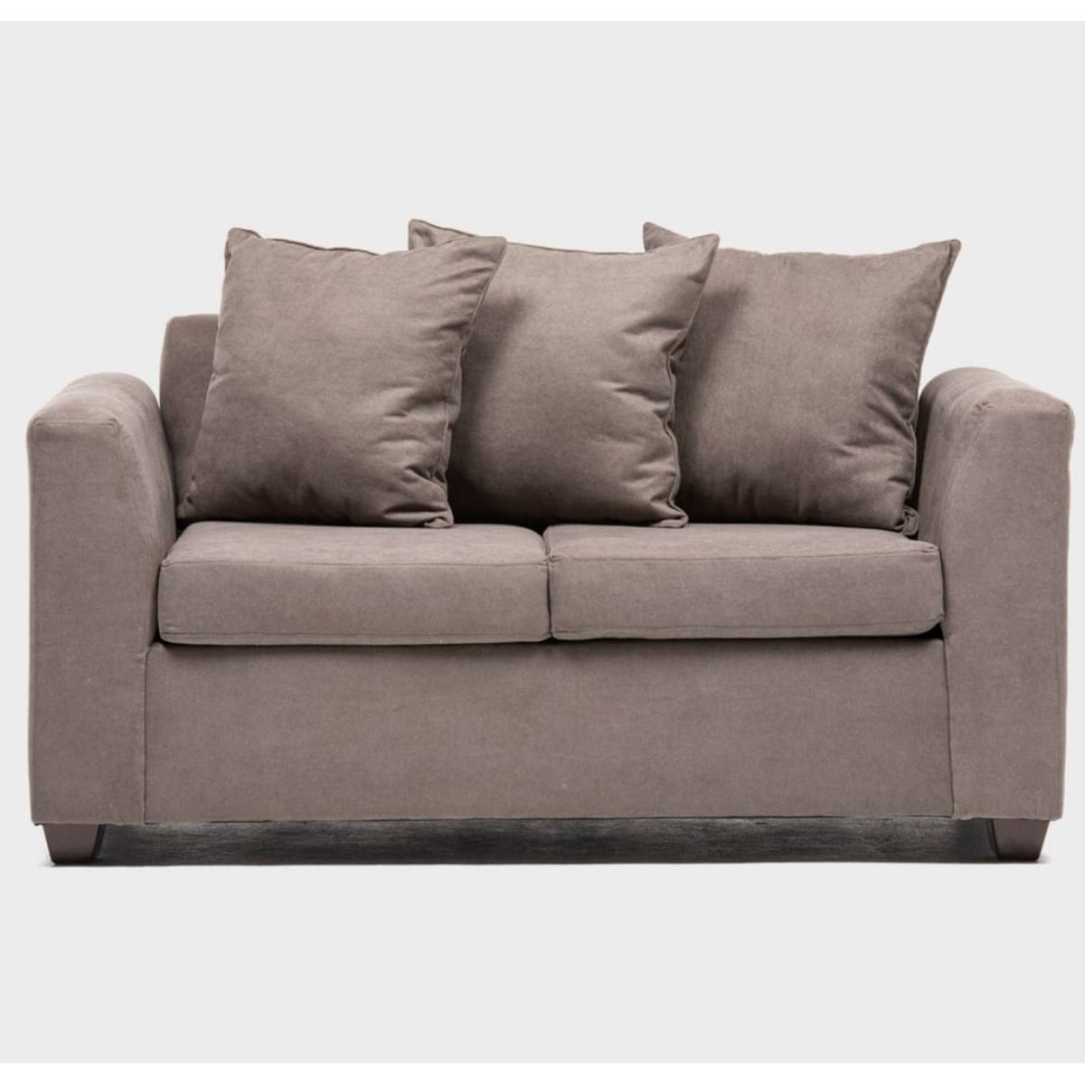 CABSUR - Sofá Viena 2 Cuerpos Gris 130 x 80 x 88