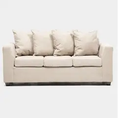 CABSUR - Sofá Viena 3 Cuerpos Beige 180 x 80 x 88