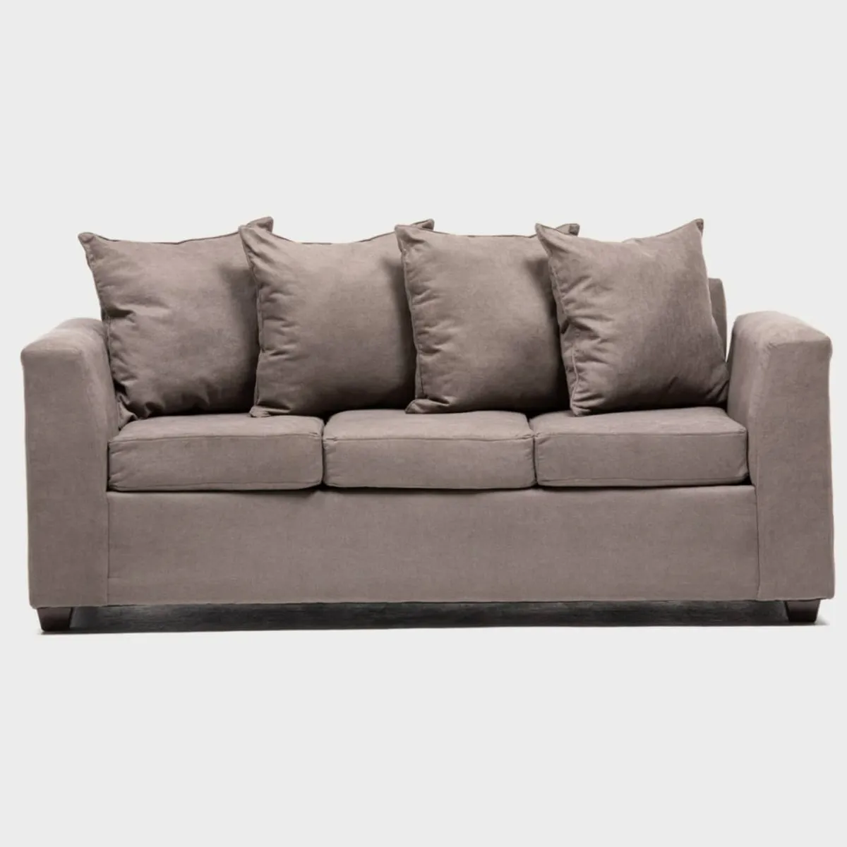 CABSUR - Sofá Viena 3 Cuerpos Gris 180 x 80 x 88