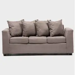 CABSUR - Sofá Viena 3 Cuerpos Gris 180 x 80 x 88