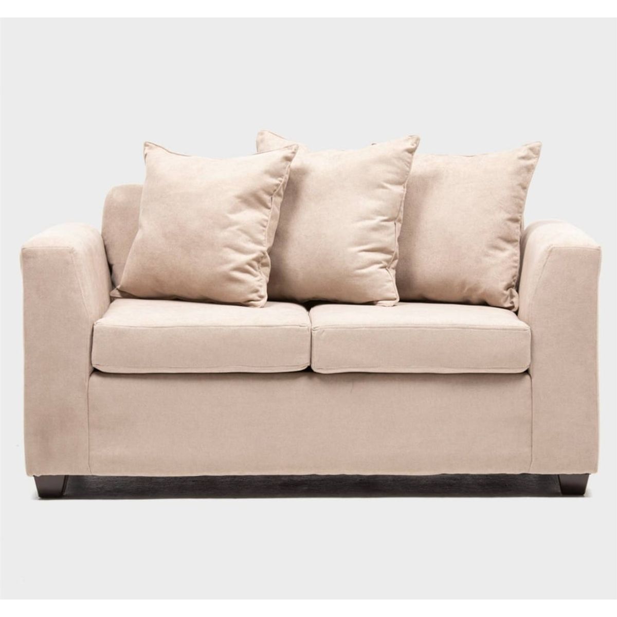 CABSUR - Sofá Viena 2 Cuerpos Beige 130 x 80 x 88