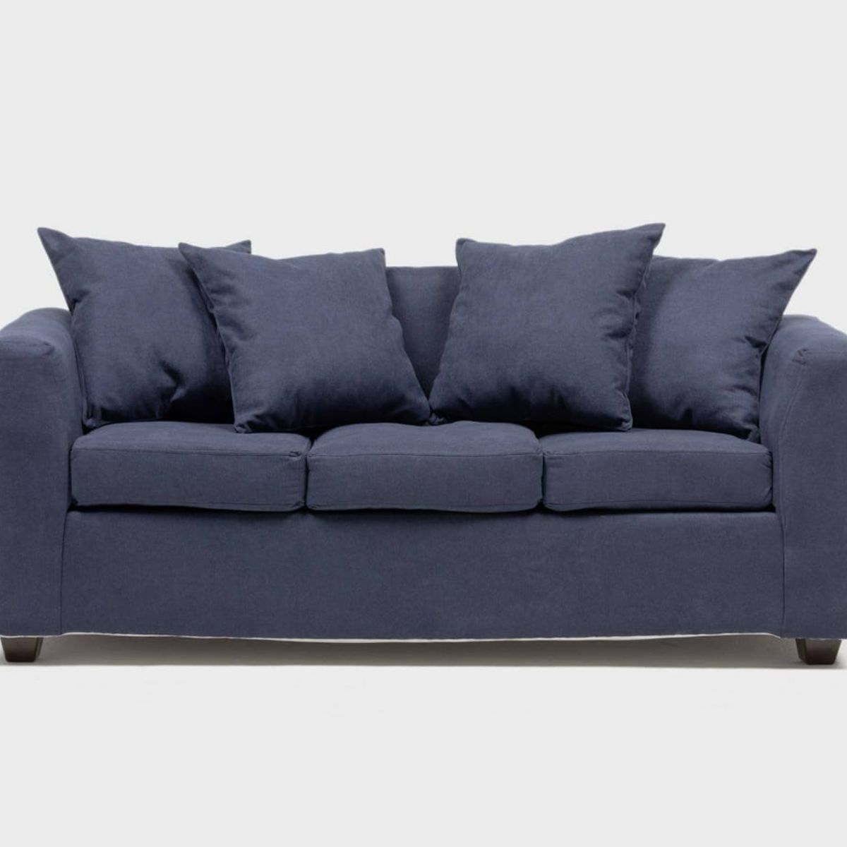 CABSUR - Sofá Viena 3 Cuerpos Azul 180 x 80 x 88