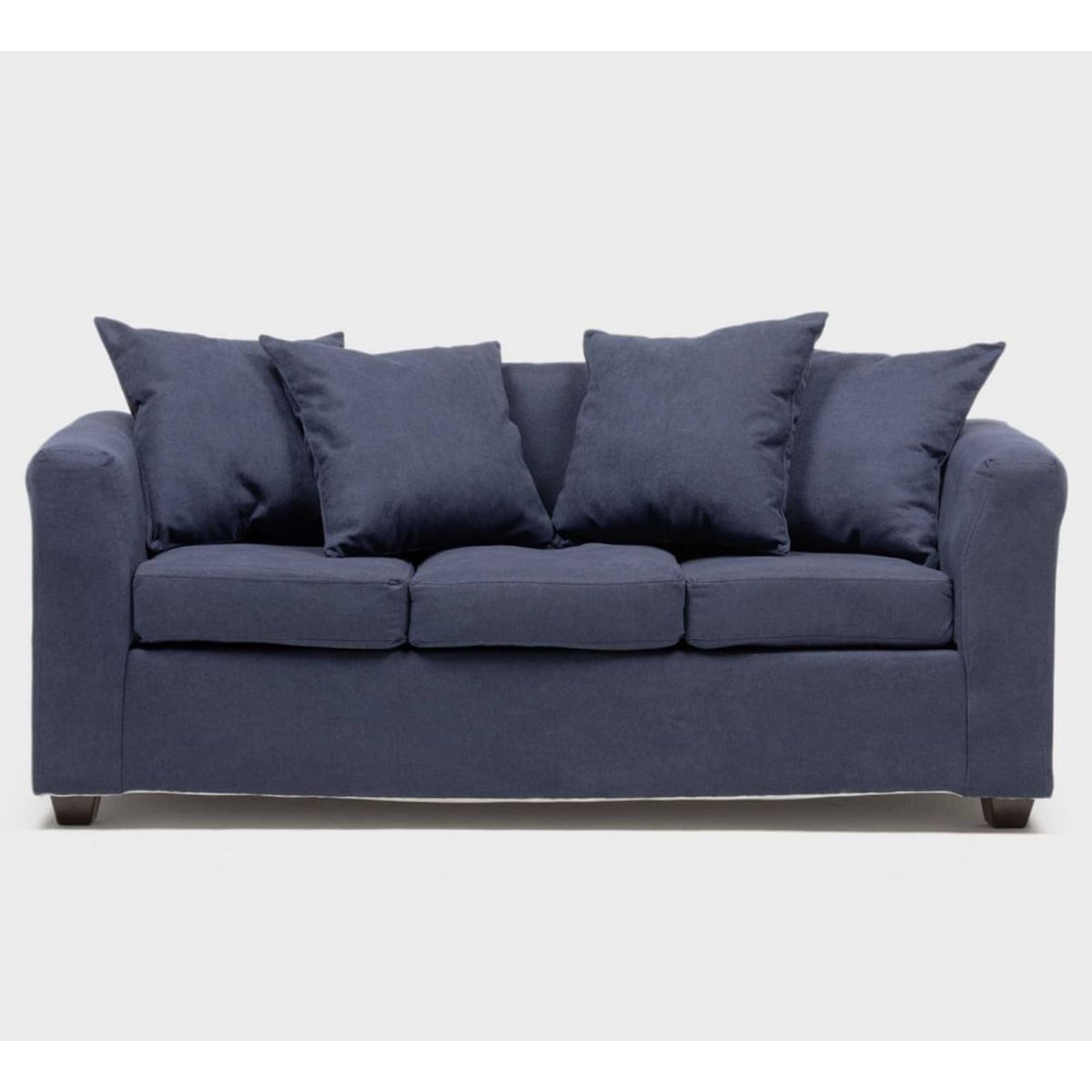 CABSUR - Sofá Viena 3 Cuerpos Azul 180 x 80 x 88