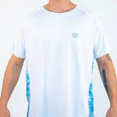 WILSON - Polera Hombre Pol-Elast Cab Blanca