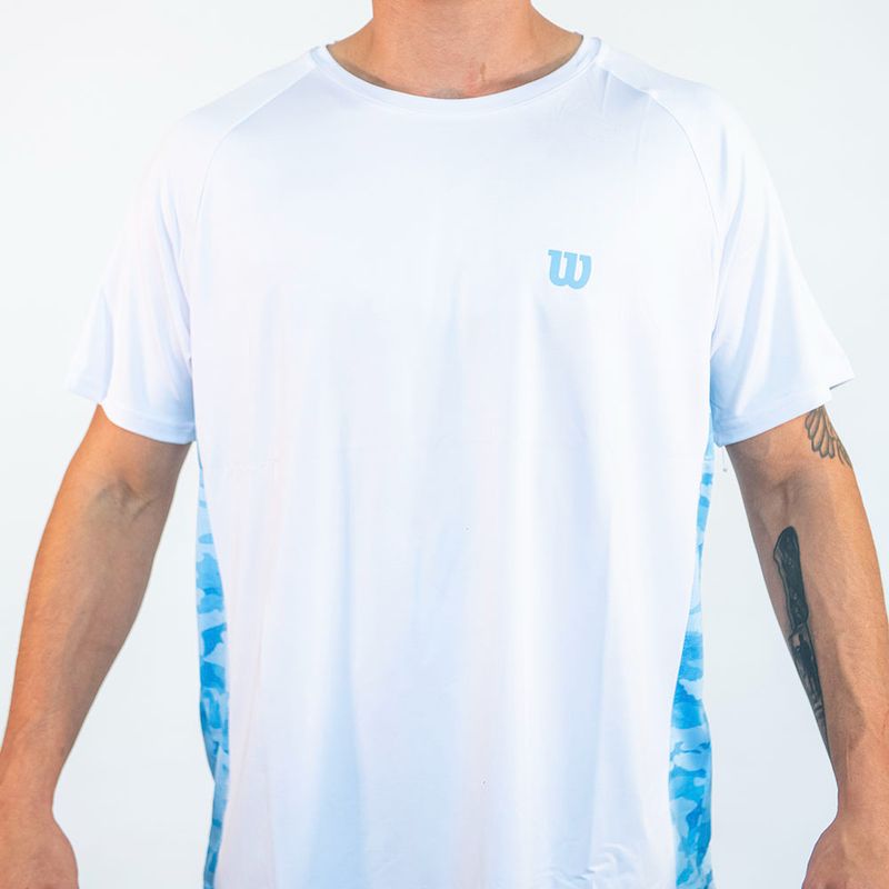 WILSON - Polera Hombre Pol-Elast Cab Blanca Wilson
